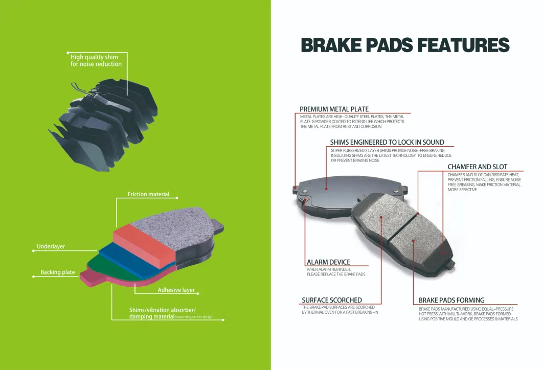 Zwd707 D1942 Auto Ceramic Disc Brake Pad Supplier Wholesales Car Brake Pad for GM